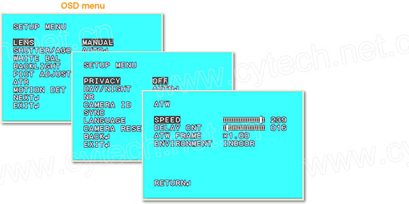 OSD Menu